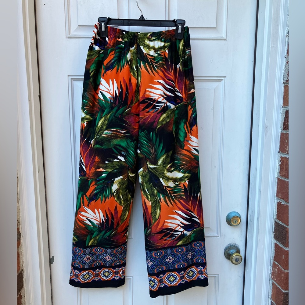 Tropical Palazzo Pants - Picture 5 of 7